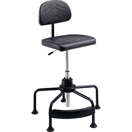 Industrial Seating, Stationary, Adjustable Height, 250 lbs. Capacity D. Morneault & Fils