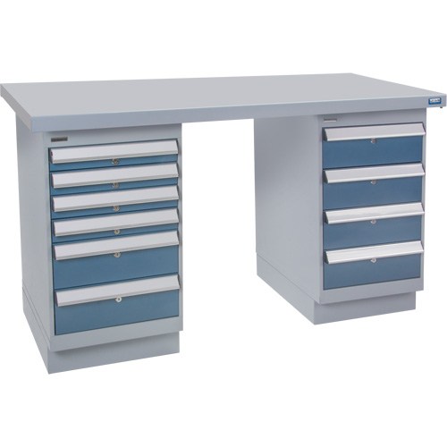 &eacute;tabli pr&eacute;conçu, 60" la x 36" p x 34" h, Capacit&eacute; 2500 lb D. Morneault & Fils