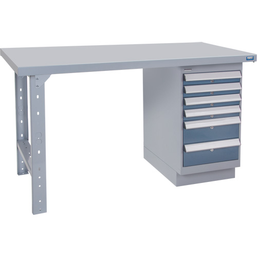 &eacute;tabli pr&eacute;conçu, 72" la x 36" p x 34" h, Capacit&eacute; 2500 lb D. Morneault & Fils