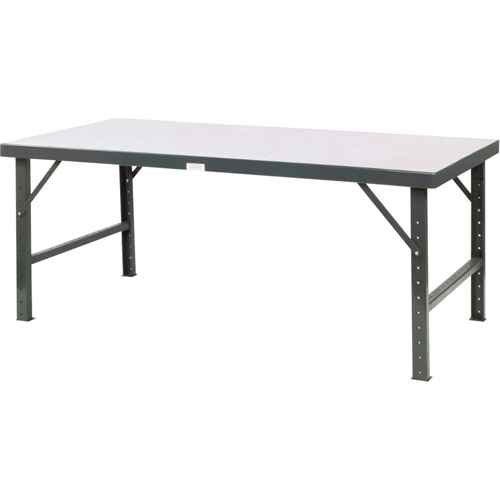 Adjustable Height Worktable D. Morneault & Fils