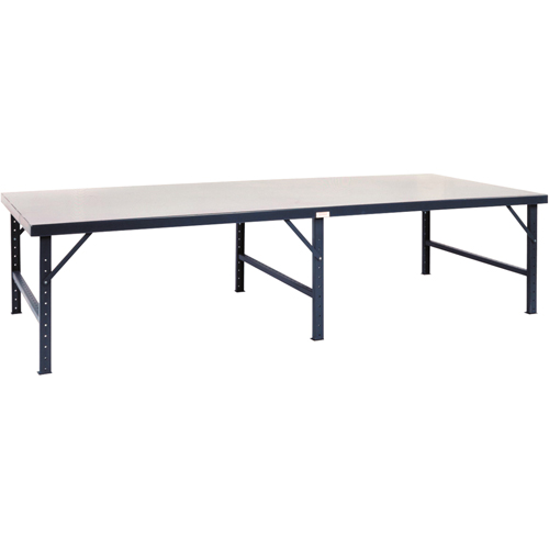 Adjustable Height Worktable D. Morneault & Fils