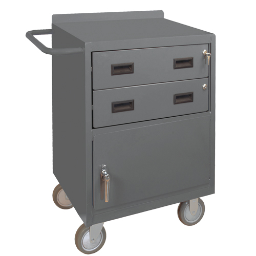 Mobile Workbench Cabinet, Steel Surface D. Morneault & Fils