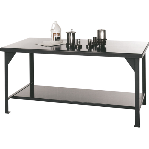 Shop Tables, Steel Surface, 72" W x 36" D x 34" H D. Morneault & Fils