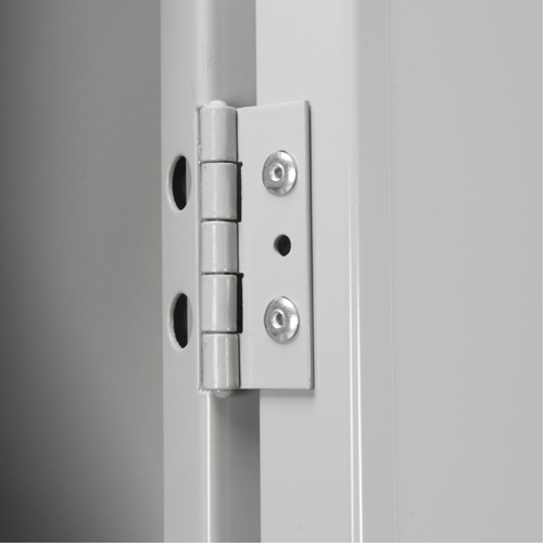 Clean Line Lockerette, 6 -tier, Bank of 4, 48" x 18" x 82", Steel, Charcoal, Rivet (Assembled) D. Morneault & Fils