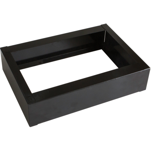 All-Welded Concorde - Heavy-Duty Lockers Recessed Base, 1 Banks, 4" H x 12" W x 17" D, Black, Steel D. Morneault & Fils