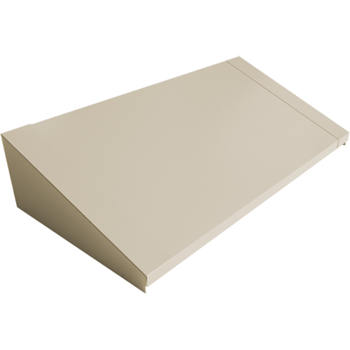All-Welded Concorde - Heavy-Duty Lockers Sloping Top, 3 Bank, 18" D x 36" W x 6" H, Beige, Steel D. Morneault & Fils