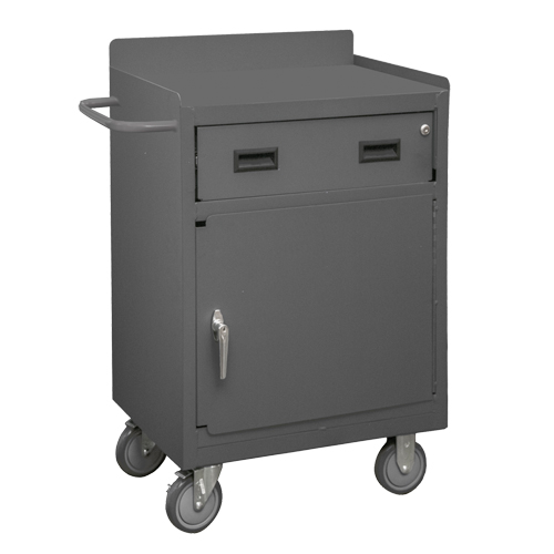Mobile Workbench Cabinet, Steel Surface D. Morneault & Fils