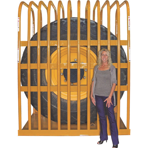 T112 12-Bar Earthmover Tire Inflation Cage D. Morneault & Fils
