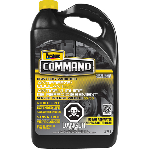 Command&reg; Heavy-Duty Nitrate-Free Extended Life 50/50 Antifreeze/Coolant, 3.78 L, Jug D. Morneault & Fils