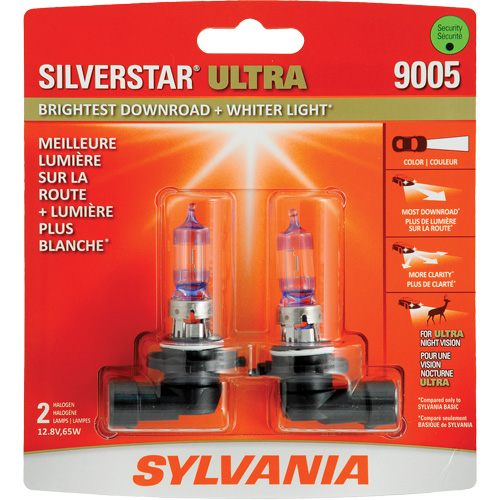 9005 Ampoule de feu avant SilverStar Ultra, Halog&egrave;ne, 65 W, Blanc D. Morneault & Fils