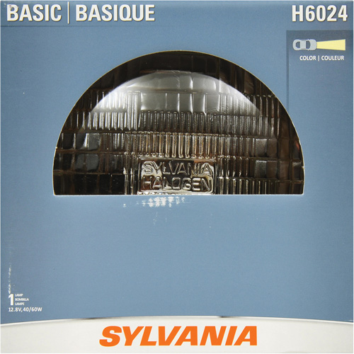 H6024 Basic Sealed Beam Headlight, 40 W, Off White D. Morneault & Fils