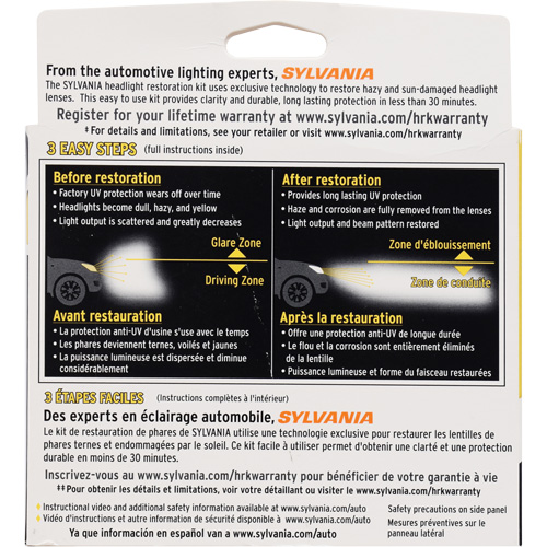 Headlight Restoration Kit D. Morneault & Fils