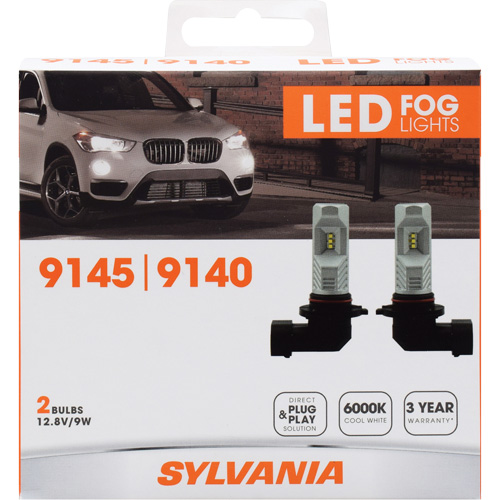 9145 Fog Light Bulb, LED, 65 W, White D. Morneault & Fils