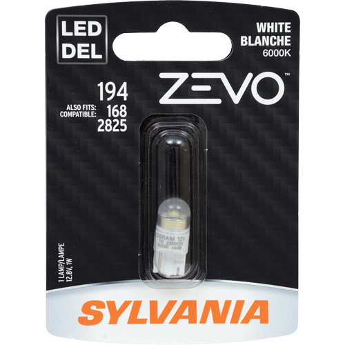 195 Zevo&reg; Mini Automotive Bulb, LED, 0.7 W, White D. Morneault & Fils