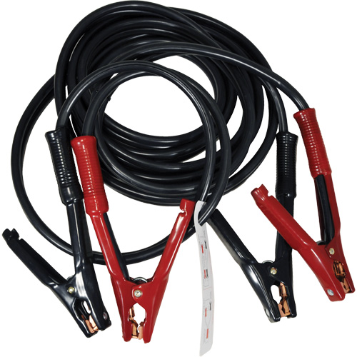 Heavy-Duty Booster Cables, 1 AWG, 800 Amps, 20' Cable D. Morneault & Fils
