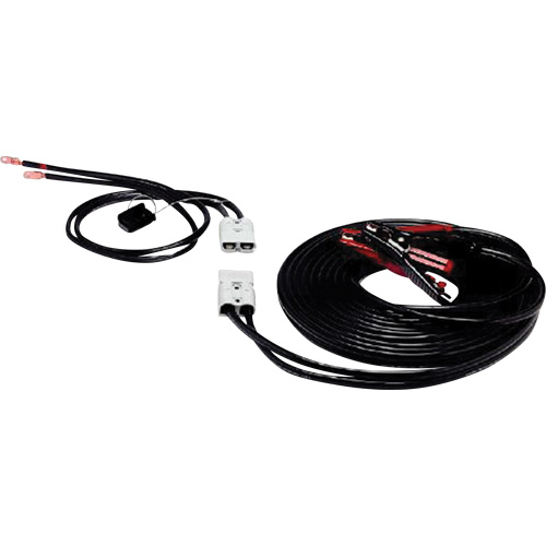 Pinces robustes enti&egrave;rement isol&eacute;es avec adaptateurs de borne lat&eacute;rale, 4 AWG, 500 A, C&acirc;ble 25' D. Morneault & Fils