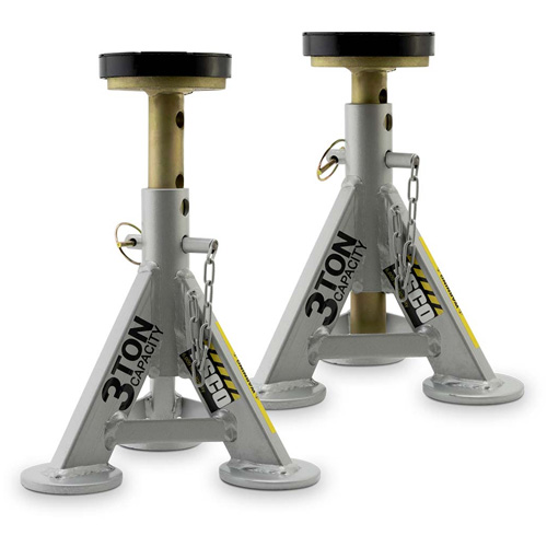 Performance Shorty Low Profile Jack Stands, 3 tons Capacity, 11" - 17" H D. Morneault & Fils