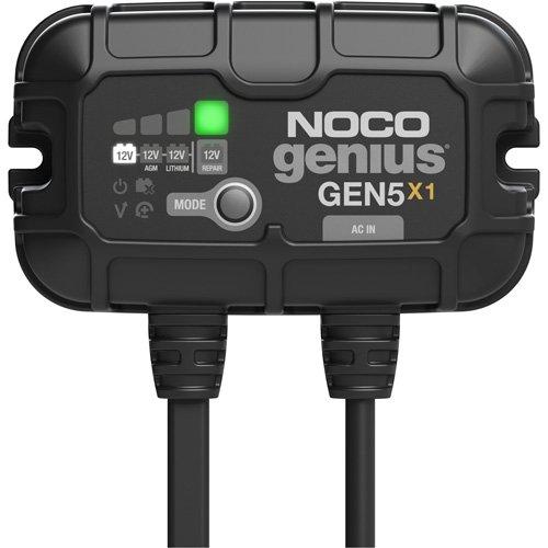 Chargeur de batterie embarqu&eacute; &agrave; 1 sortie de 5 amp&egrave;res Gen5X1 Genius D. Morneault & Fils