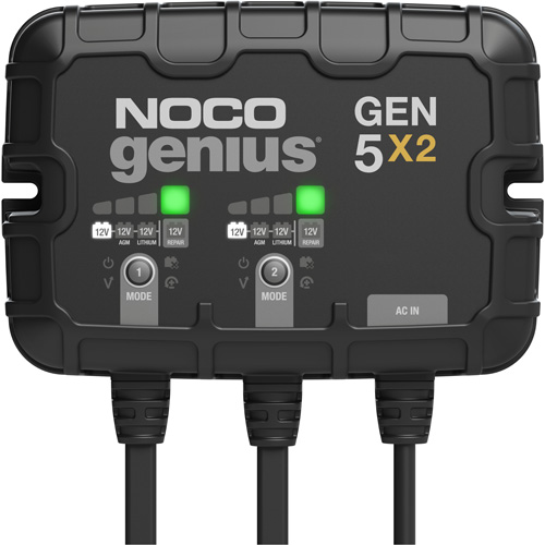 Genius&reg; Gen5X2 2-Bank, 10-Amp On-Board Battery Charger D. Morneault & Fils