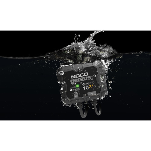 Chargeur de batterie embarqu&eacute; &agrave; 1 sortie de 10 amp&egrave;res GenPro10X1 Genius D. Morneault & Fils