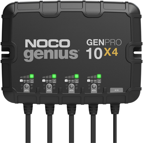 Genius&reg; GenPro10X4 4-Bank, 40-Amp On-Board Battery Charger D. Morneault & Fils