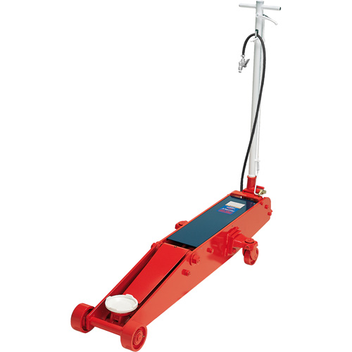 Floor Jack, 10 Ton(s) Capacity, 6-1/8" Lowered, 27-1/4" Raised, Air Hydraulic D. Morneault & Fils