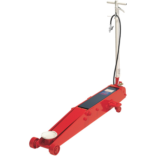 Floor Jack, 5 Ton(s) Capacity, 5-5/8" Lowered, 27-1/4" Raised, Air Hydraulic D. Morneault & Fils