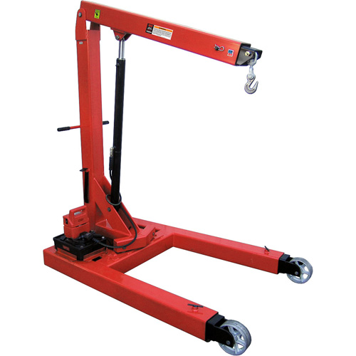 Electro Hydraulic Floor Crane, 6613.87 lbs. (3 tons) Capacity D. Morneault & Fils