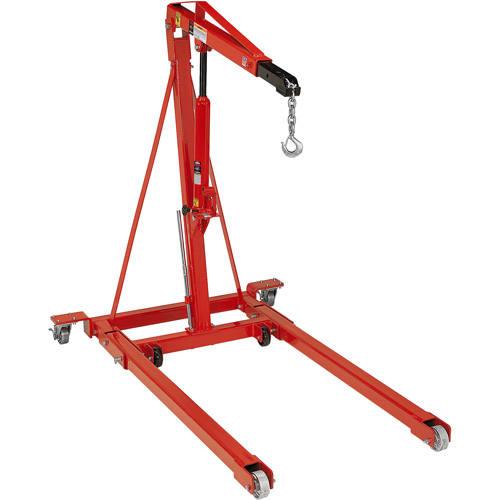 Grue pliante pour moteur, Capacit&eacute; 2500 lb (1,25 tonne) D. Morneault & Fils