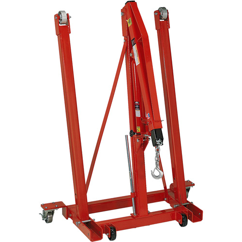 Grue pliante pour moteur, Capacit&eacute; 2500 lb (1,25 tonne) D. Morneault & Fils