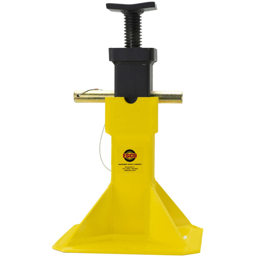 Jack Stands with Adjustable Screw Top Saddle, Locking Pin, 15-1/2" - 20-1/2" H D. Morneault & Fils