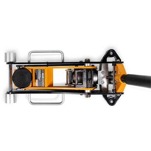 Aluminum Racing Jack, 2 Ton(s) Capacity, 3-1/4" Lowered, 18-1/2" Raised, Manual Hydraulic D. Morneault & Fils