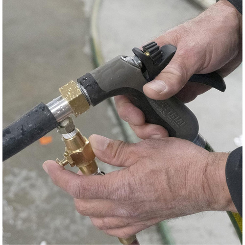 Heater Core Backflush Tool with Air D. Morneault & Fils