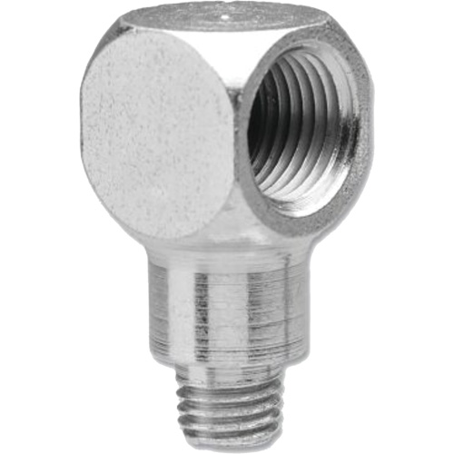 Grease Fitting Adapter with 90-Degree Angle, 1/4"-28 Thread D. Morneault & Fils