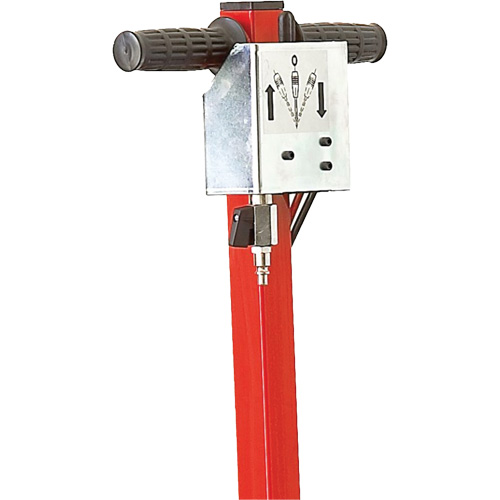 Cric HD &agrave; 2 &eacute;tapes, 22 tonne(s)/44 tonne(s), Air comprim&eacute;/hydraulique D. Morneault & Fils