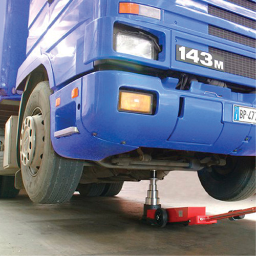 Cric &agrave; 4 &eacute;tapes, 17 tonne(s)/28 tonne(s)/55 tonnes/88 tonnes, Air comprim&eacute;/hydraulique D. Morneault & Fils