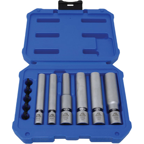 6-Piece Spark Plug & Glow Plug Socket Set D. Morneault & Fils