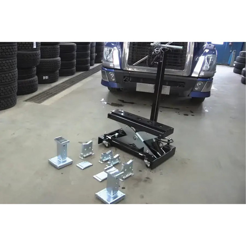 Floor Service Jack, 14 Ton(s) Capacity, 8-1/4" Lowered, 20" Raised, Air Hydraulic D. Morneault & Fils