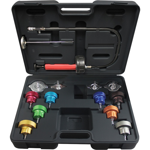 14-Piece Universal Cooling System Pressure Test Kit D. Morneault & Fils