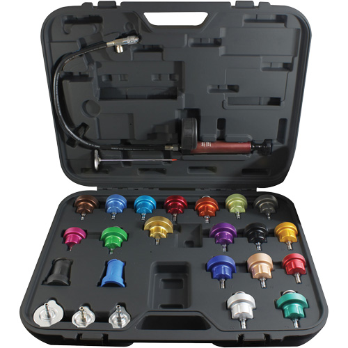 25-Piece Master Cooling System Pressure Test Kit D. Morneault & Fils