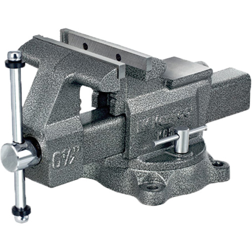 &eacute;tau professionnel d'atelier K65, Largeur des m&acirc;choires 6-1/2", Profondeur de la gorge 3-7/8", Base Pivotant D. Morneault & Fils