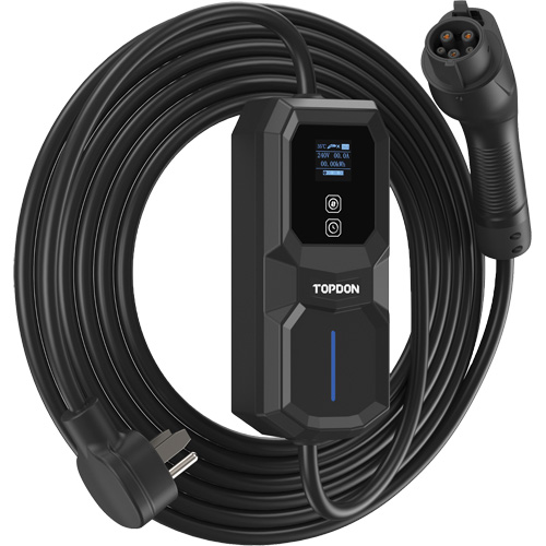 PulseQ AC Portable NEMA 6-50 Plug, 32 A, Level 2 AC, Type 1 (SAE J1772) Connector D. Morneault & Fils