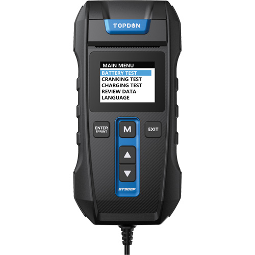 Testeur de batterie, de charge et de d&eacute;marrage BT300P avec imprimante D. Morneault & Fils