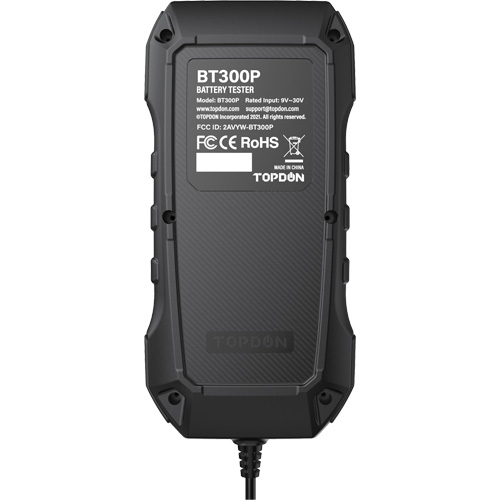Testeur de batterie, de charge et de d&eacute;marrage BT300P avec imprimante D. Morneault & Fils