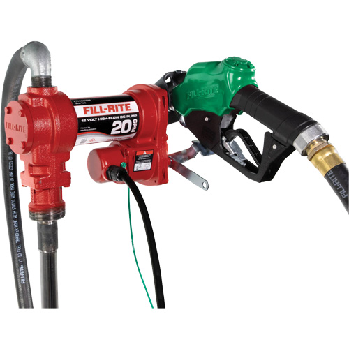 Pompe de transfert de carburant 12 V avec pistolet D. Morneault & Fils