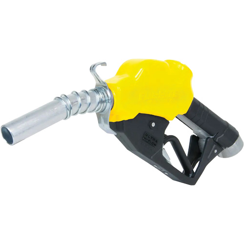 Pistolet automatique jaune &agrave; tr&egrave;s haut d&eacute;bit pour diesel D. Morneault & Fils