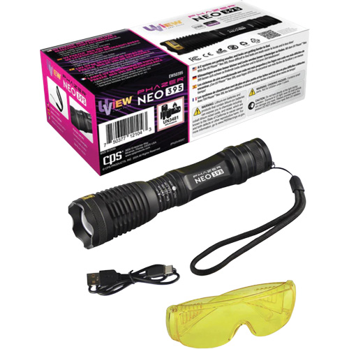 UView&reg; Phazer NEO 395 Rechargeable UV Leak Detection Light D. Morneault & Fils