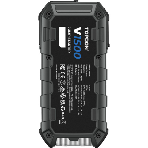 V1500 Jump Starter, Booster, Power Bank & Flashlight D. Morneault & Fils