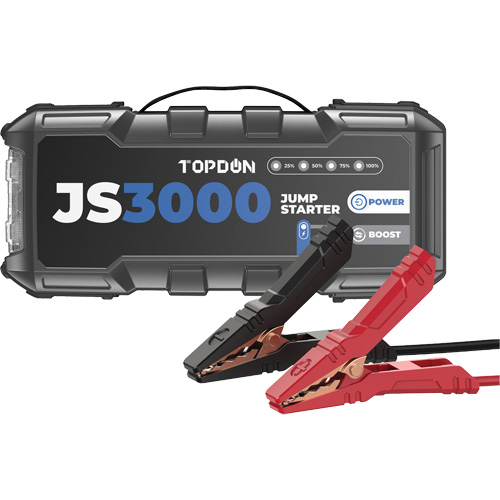 Survolteur, banque d'alimentation et lampe de poche JumpSurge3000 D. Morneault & Fils