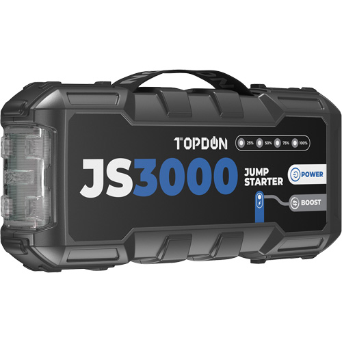 Survolteur, banque d'alimentation et lampe de poche JumpSurge3000 D. Morneault & Fils